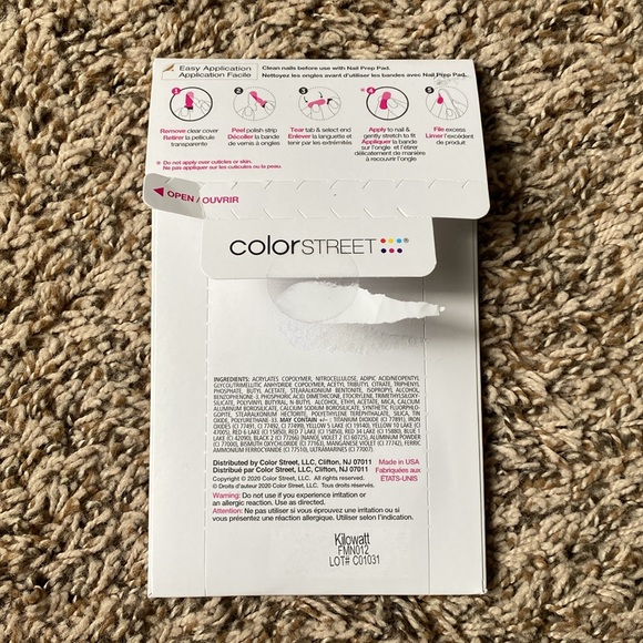 Color Street Nail Polish Strips - Kilowatt - Picture 3 of 4